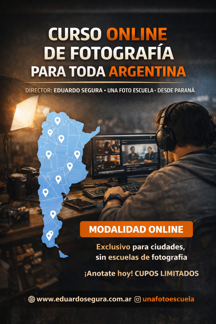 Si vivís en una ciudad donde no hay escuela o talleres de fotografía… ahora sí vas a poder estudiar.